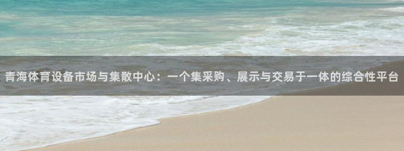 意昂4官方：青海体育设备市场与集散中心：一个集采购、
