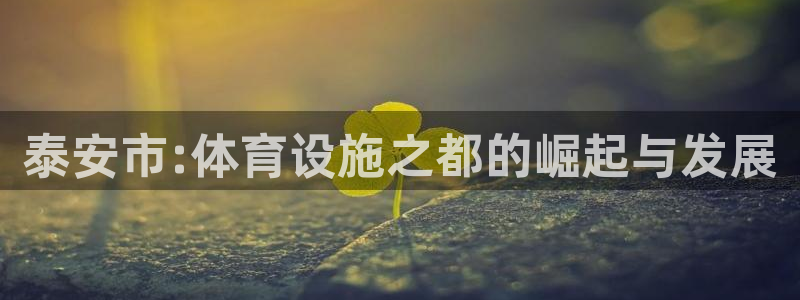 意昂4集团官网首页网址：泰安市:体育设施之都的崛起与