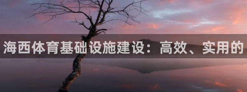 意昂4集团官网网址：海西体育基础设施建设：高效、实用