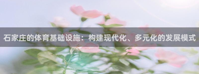 意昂体育4平台假的吗是真的吗：石家庄的体育基础设施：构建现代