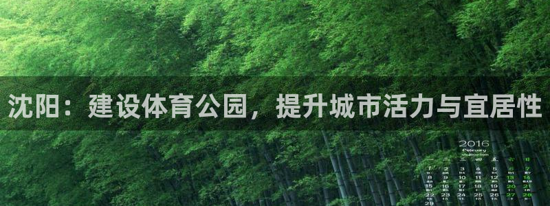 意昂4集团：沈阳：建设体育公园，提升城市活力与宜居性