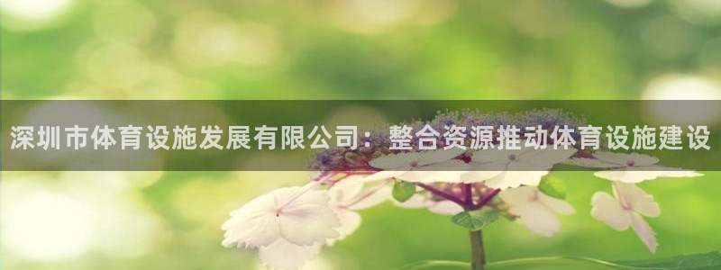 意昂4娱乐网站：深圳市体育设施发展有限公司：整合资源推动体育 