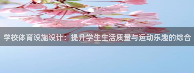 意昂平台体育：学校体育设施设计：提升学生生活质量与运动乐趣的